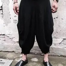 Новая версия хлопковые свободные штаны восемь очков брюки для девочек от повседневное Харен брюки мотобрюки мужские костюмы