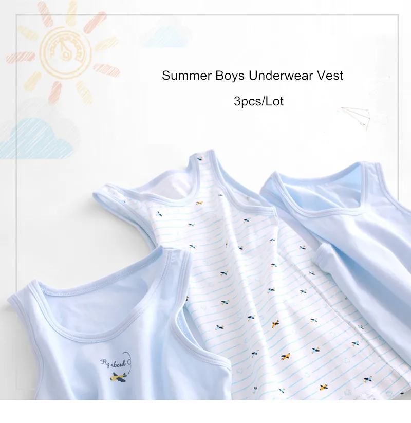 Children Boys Underwaist Tops 8