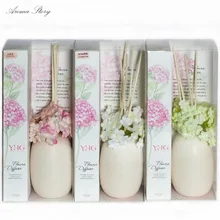 3 шт./лот 30 мл артифициальный цветок ротанга палочки Арома диффузор Роза Жасмин океан ароматические масла Рид диффузор ароматы для помещений