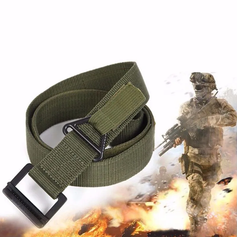 Открытый охотничий военный пояс боевой спасательный Rigger Duty Belt армейские тактические холщовые ремни