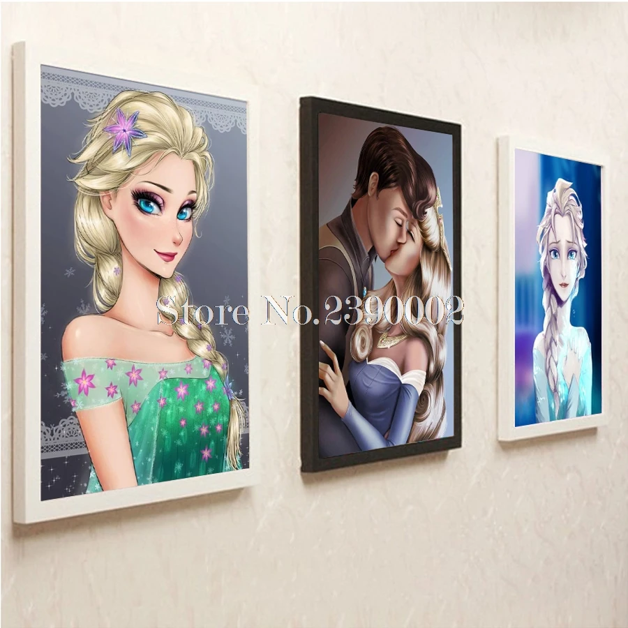 

5D Diamond Painting Cartoon Girl Cross Stitch Snow Queen Diamond Embroidery Square Drill Full Diy Diamond Mosaic Home Decoration