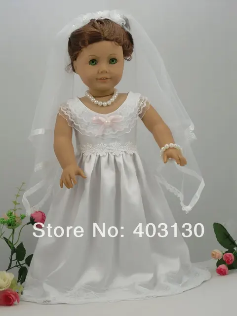 American Girl Doll Clothes Communion Dress