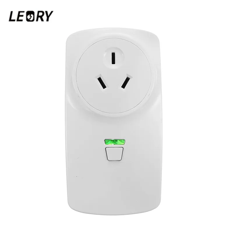 

LEORY Smart Wifi Power Socket 16A AU Plug Phone Remote Control Alexa Google Voice Control Home Automation Timer Switch Wall Plug