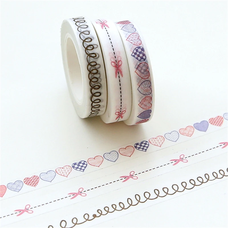 

0.8cm*10m Split Line Washi Tape Diy Decoration Scrapbooking Planner Masking Tape Adhesive Tape Kawaii Stationery