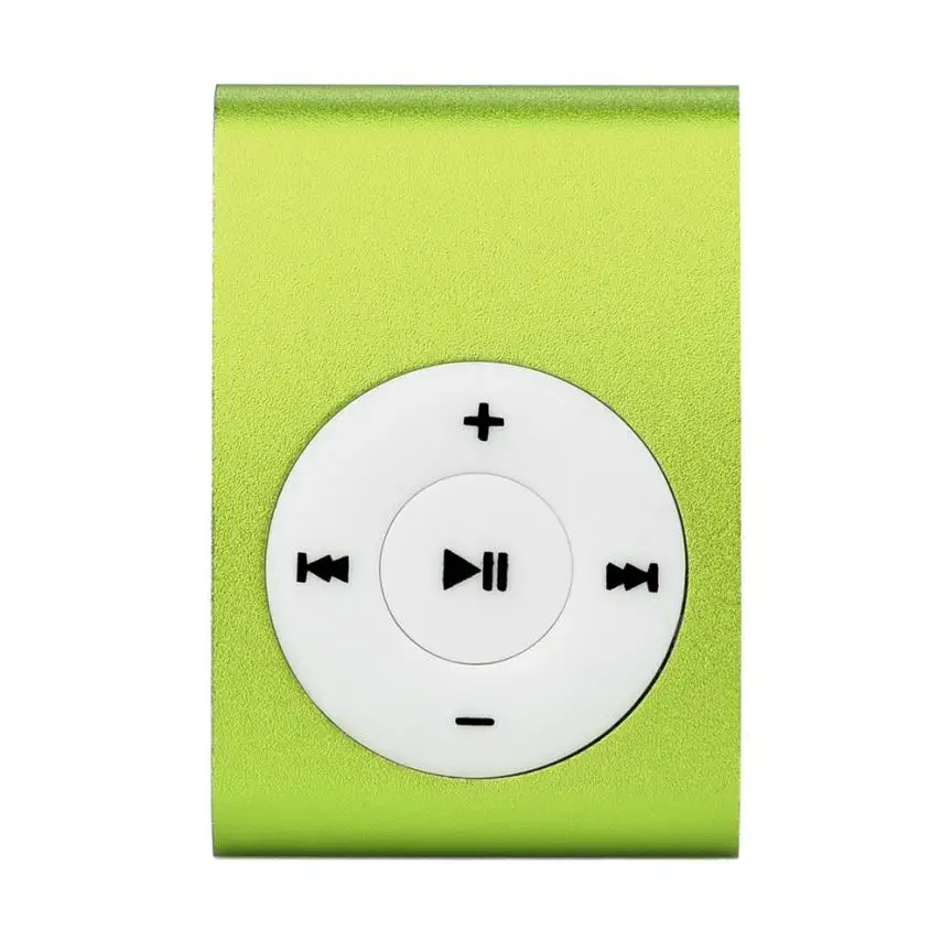 Новый мини USB металлический зажим MP3 плеер ЖК дисплей Экран музыкальный + наушники