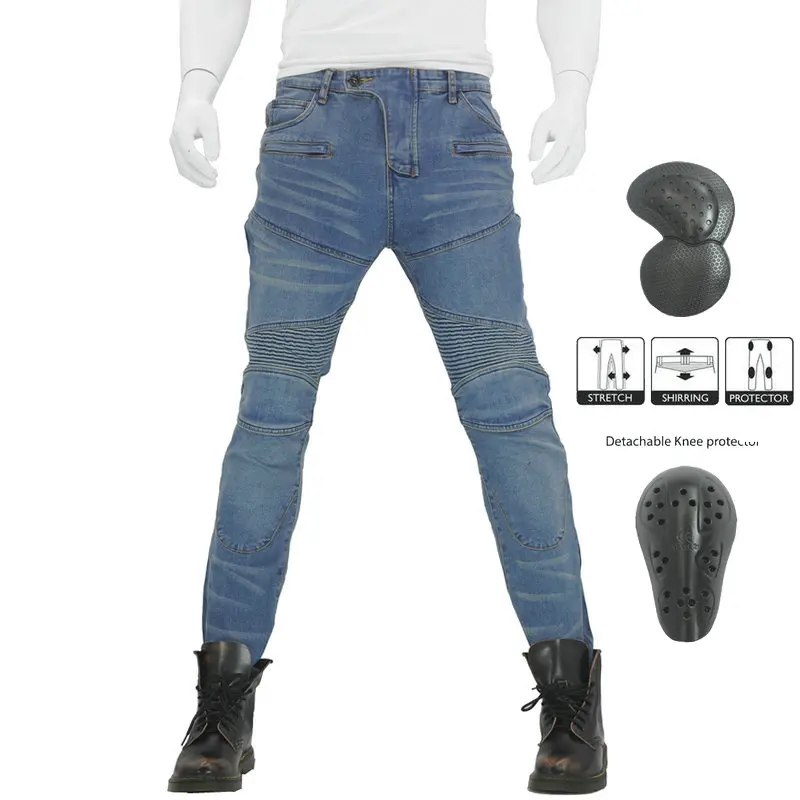 

2019 Komine 718 Motorcycle Pants Men Moto Jeans Protective Gear Riding Touring Motorbike Trousers Motocross Pants