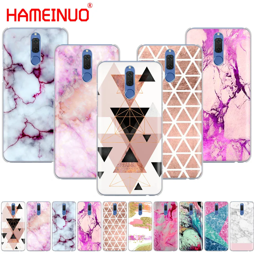 HAMEINUO Hot Sale Marble pink Luxury style phone Case for Huawei NOVA 2 2S 3e PLUS LITE p smart 2018 enjoy 7s mate 7 8 9 10 pro | Мобильные