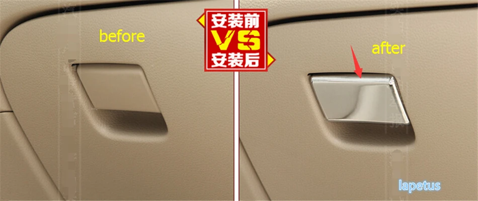 Prix pour Pour Nissan X-trail T32 2014 2015 2016/Rogue 2014 2015 2016 ABS Copilote Gant Boîte De Rangement Poignée Paillettes Couverture Garniture 1 Pcs Prix pour Pour Nissan X-trail T32 2014 2015 2016/Rogue 2014 2015 2016 ABS Copilote Gant Boîte De Rangement Poignée Paillettes Couverture Garniture 1 Pcs