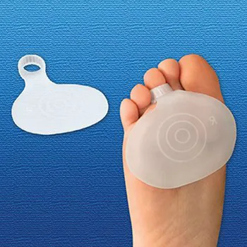 

Fashion Gel Forefoot Metatarsal Ball of Foot Pads Toe Silicone Cushion Insoles Orthotics Foot care shoe pads