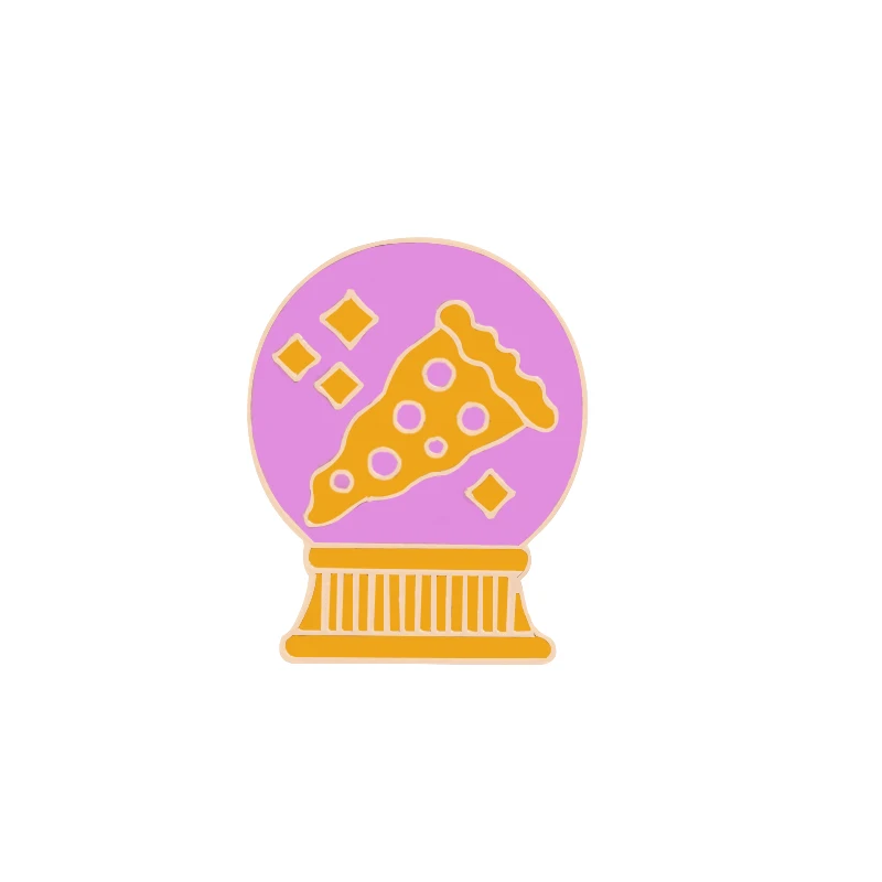 Винтажный брошка мультфильм светильник лампочка смайлик лицо круглые иконы стиль эмаль значок кнопки брошь для влюбленных рубашка джинсовая булавка на лацкане - Окраска металла: Pink