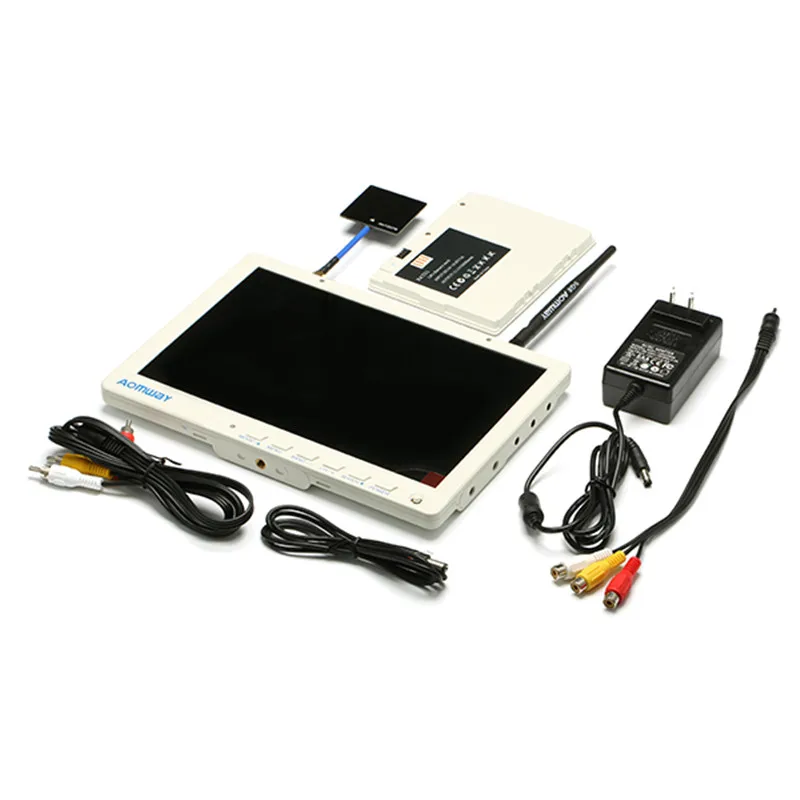 Aomway HD588 10 дюймов 5,8 Г 40CH разнообразие FPV HD монитор 1920x1200 p с DVR со встроенными батарейками для FPV части для вертолета