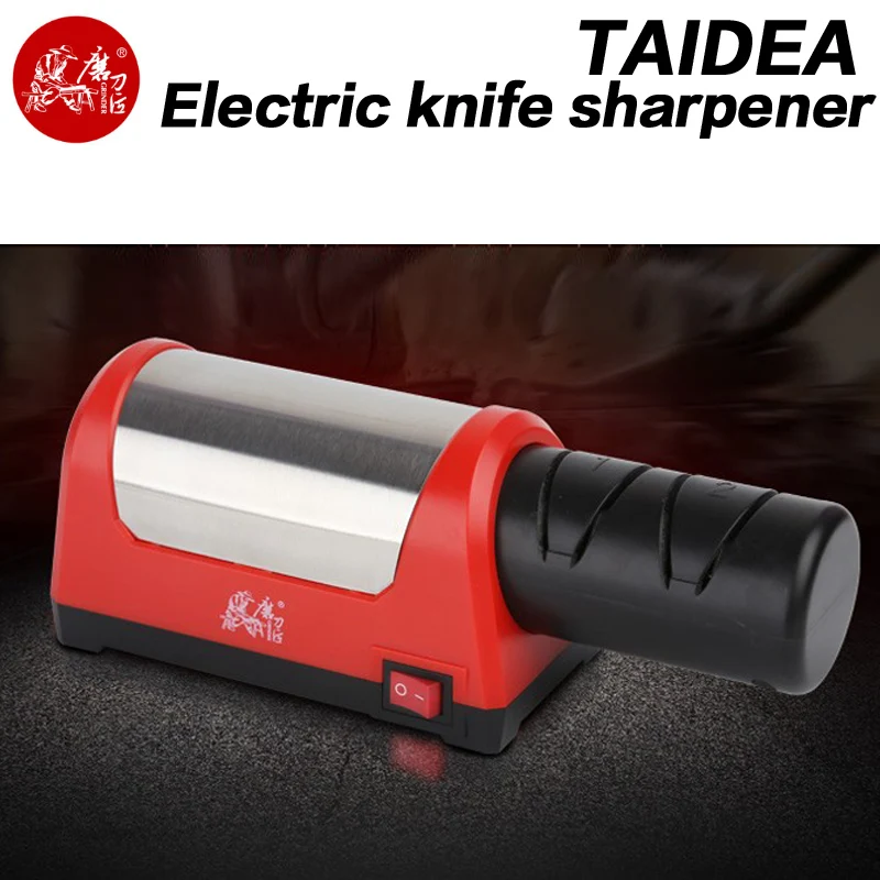 TAIDEA T1031D два этапа(алмаз и керамика) кухонный нож-2 слота Электрический Алмазный стальной Керамический нож точилка
