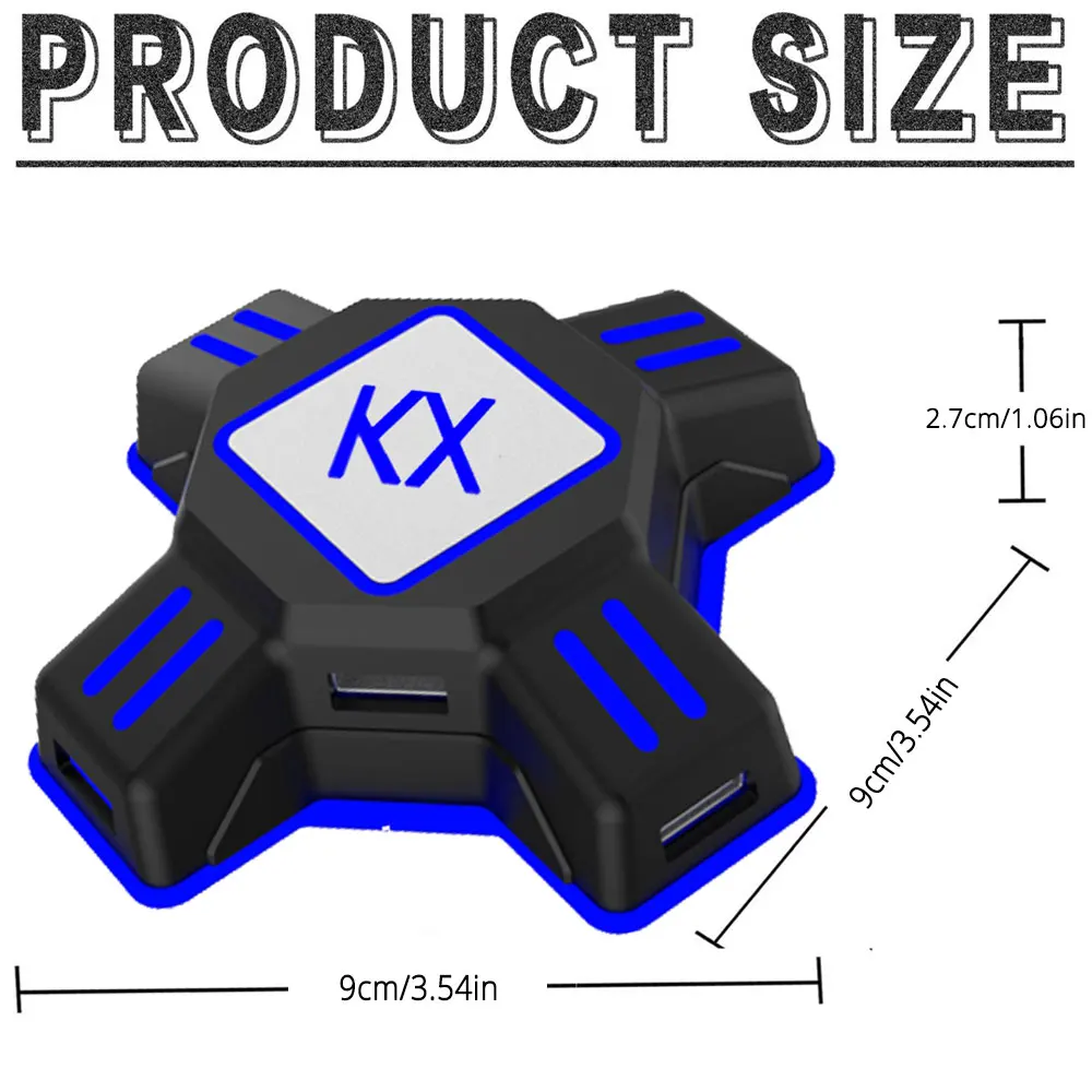  Gamepad Controller Converter For PS4 Keyboard Mouse Adapter Xbox One Nintend Switch Emulator Suppor