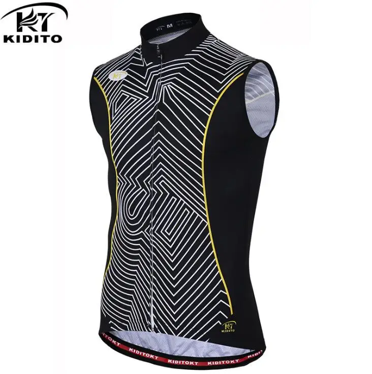 Cycling Jersey only KIDITOKT велосипедная майка быстросохнущая без рукавов жилет для велоспорта дышащая мужская Спортивная одежда для бега топы для велоспорта Ropa Ciclismo Джерси - Цвет: Cycling Jersey only
