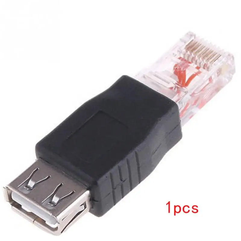 USB к RJ45 сетевой кабель адаптер Папа мама Ethernet штекер маршрутизатора Аксессуары
