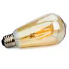 GANRILAND-lampe rétro à Filament rétro COB, à couvercle doré, E27 LED ST64 W, LED 2200K, 5 pièces, promotion ► Photo 2/6