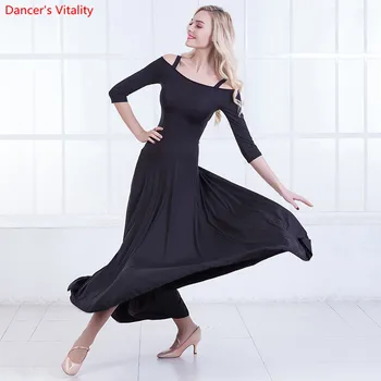 

2018 New Dance Dress For Women Strapless Waltz / Dance Standard Tango/Latin Ballroom Dresses For Sale S-XXXL