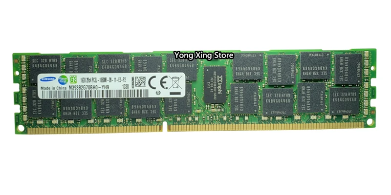 Samsung Серверная память DDR3 16GB 1333MHz ECC REG регистр DIMM 16G PC3L-10600R ram 240pin 10600 1,35 V