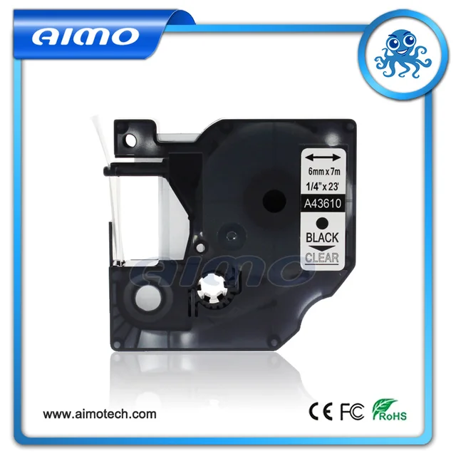 Best Offers Free SHipping 2Pcs 43610 Compatible Dymo D1 6MM Label Printer Best Offers Free SHipping 2Pcs 43610 Compatible Dymo D1 6MM Label Printer