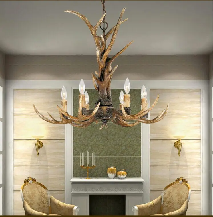 Europe-Country-6-Head-Candle-Antler-Chandelier-American-Retro-Resin-Deer-Horn-Lamps-Home-Decoration-Lighting (3)