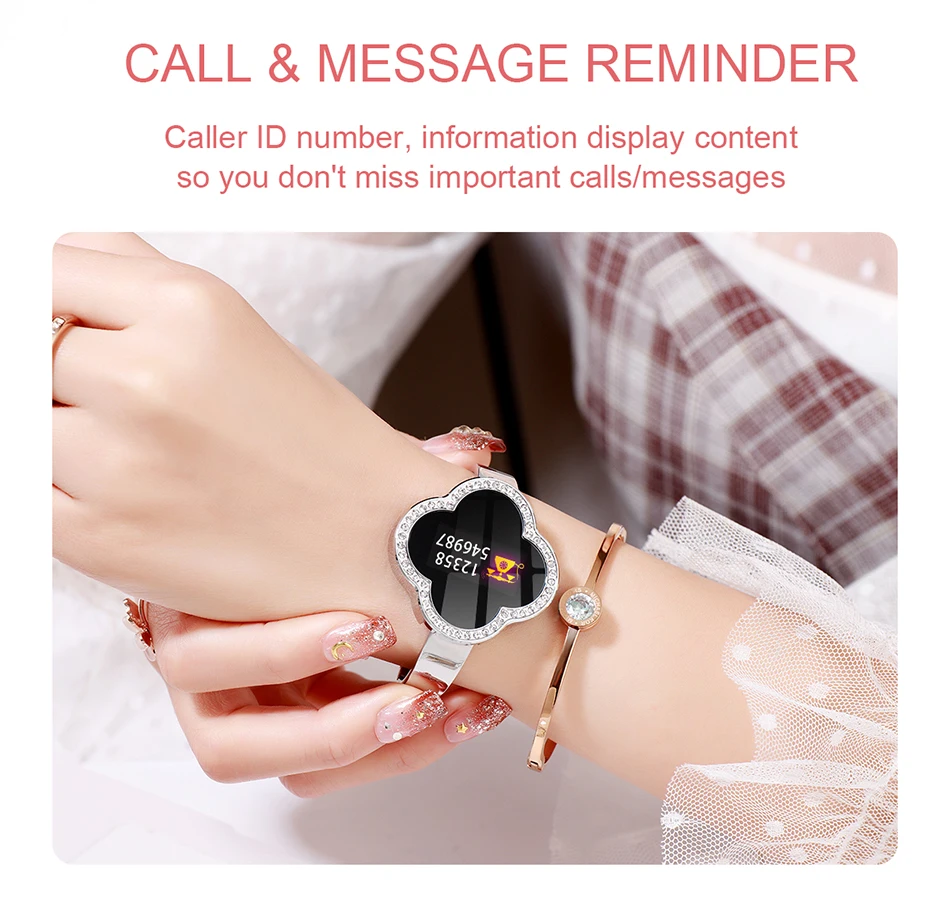 Новинка, модный умный фитнес-браслет для женщин, измеряющий кровяное давление, пульсометр, женские часы, подарок для друзей