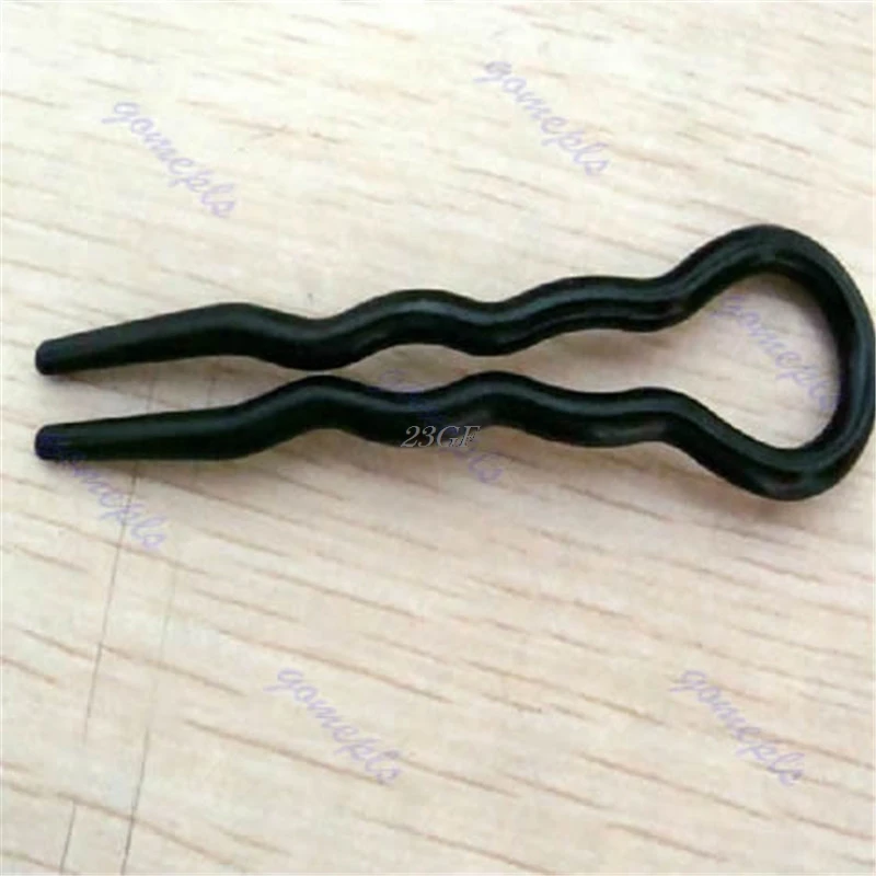 

3pcs Black 90mm U-shaped Hair Grips Hair Pins Clip Tool