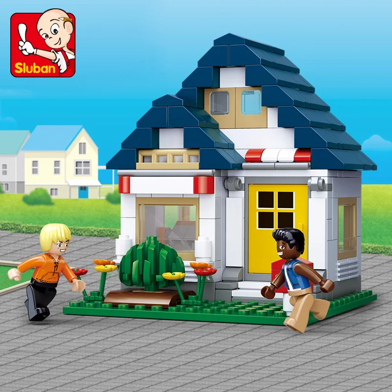 City SimCity House Bricks Model Building Blocks Sets DIY Kits Compatible LegoINGs Friends Creator Educational Toys for Children