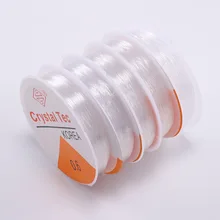 1 шт. кристалл эластичный Бисероплетение линия шнур нить стрейч эластичный шнур для бисероплетения проволока для DIY ожерелье браслет Изготовление ювелирных изделий