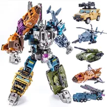Weijiang 5 в 1 Новый PT05 трансформация фильма, игрушки мальчик COOL predaking Опустошитель робот KO G1 фигурка модель детская игрушка, игрушка, детская игр...