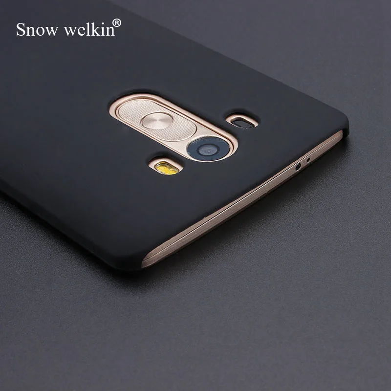 Роскошный прорезиненный матовый пластиковый жесткий чехол для LG G3S G3 MINI G4 G5 G6 V30 V40