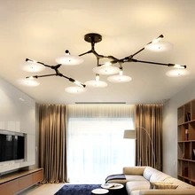 Американский винтажный потолочный светильник для гостиной, спальни, современный потолочный светильник, домашнее освещение