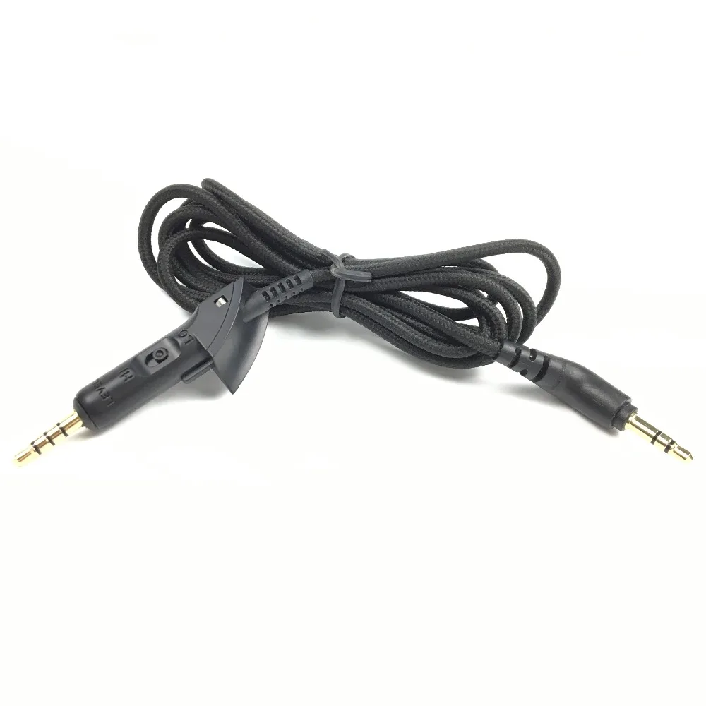 For Bose QC15 QC 15 QC2 Headphones Upgraded Replacement Audio Cable 5 Core 3 5mm Plug Silver Plated Cable Cords for iPhone MP3