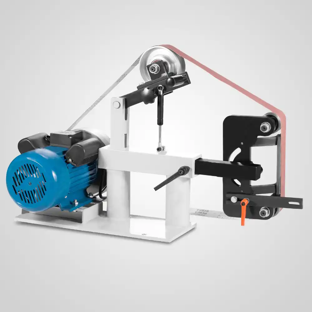 BELT GRINDER SANDER 2"x82" 2HP RUBBER WHEEL DRIVE WHEEL ABRASIVE BELT