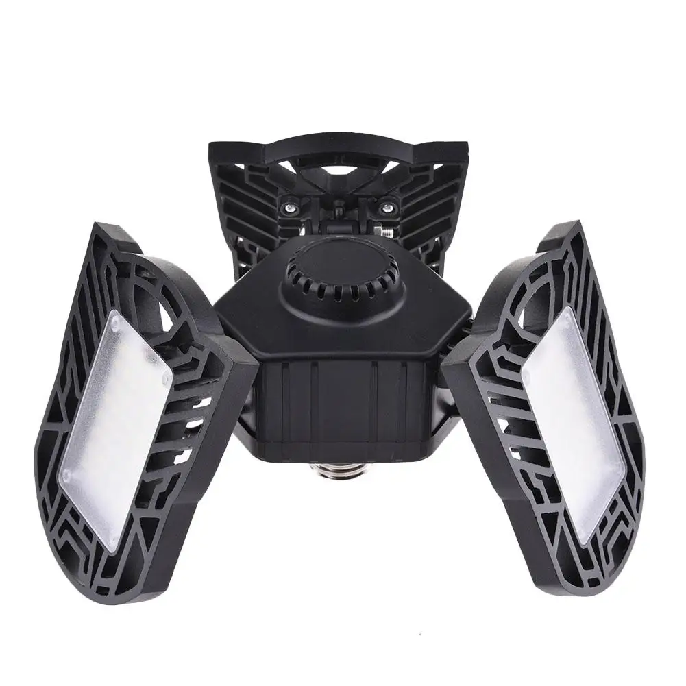 

60W LED Work Light 6000LM IP65 Waterproof Rotatable Three LED SMD Light Garage Lamp High Bay Warm Light For Outdoor Party BBQ