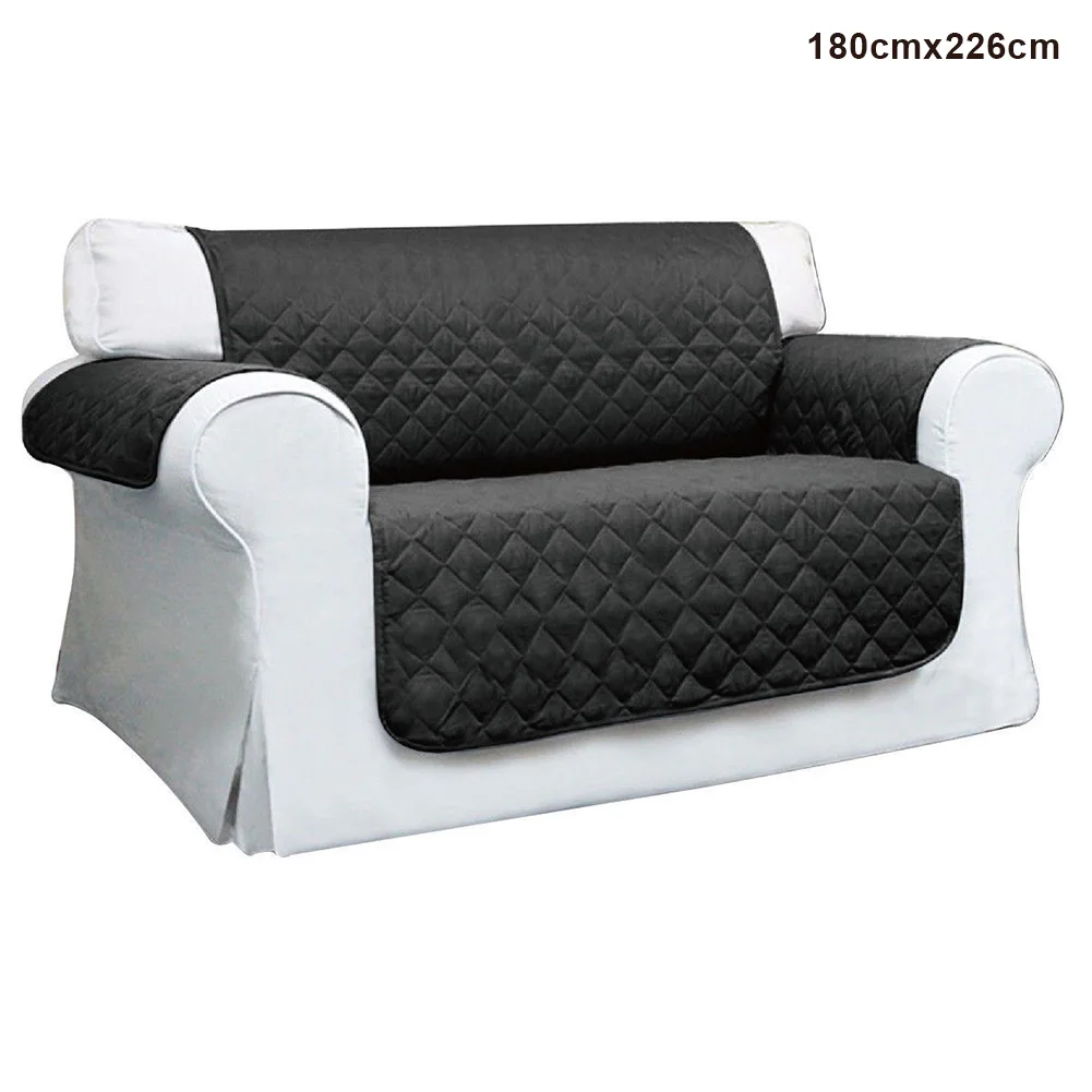 Стеганый диван, подлокотник, кресло, набор для домашних животных, защитный чехол для мебели, подушка, E2S - Цвет: 180cmx226cm