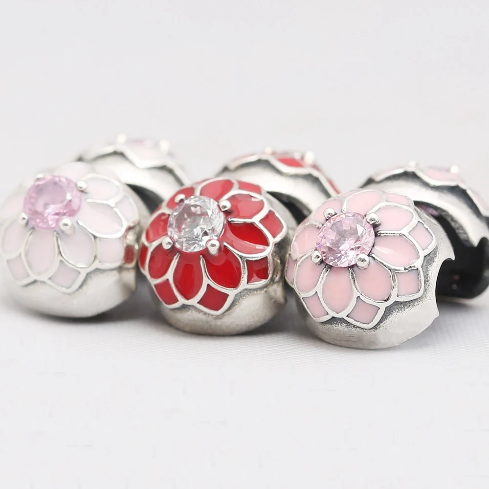 silver dahlia jewellery