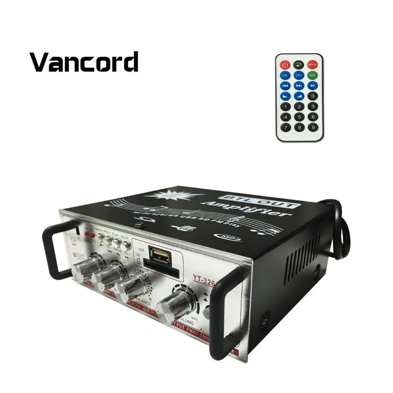 Mini 12V Car Hi Fi Stereo Audio Sound Amplifier Home Auto Motocycle