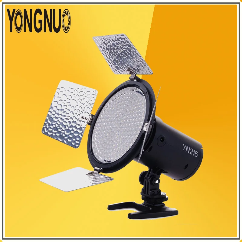 YONGNUO yn216 Pro LED Регулируемый 3200 К-5500 К Цвет Температура и 4 цвета Таблички для студии видео DSLR камера видеокамера