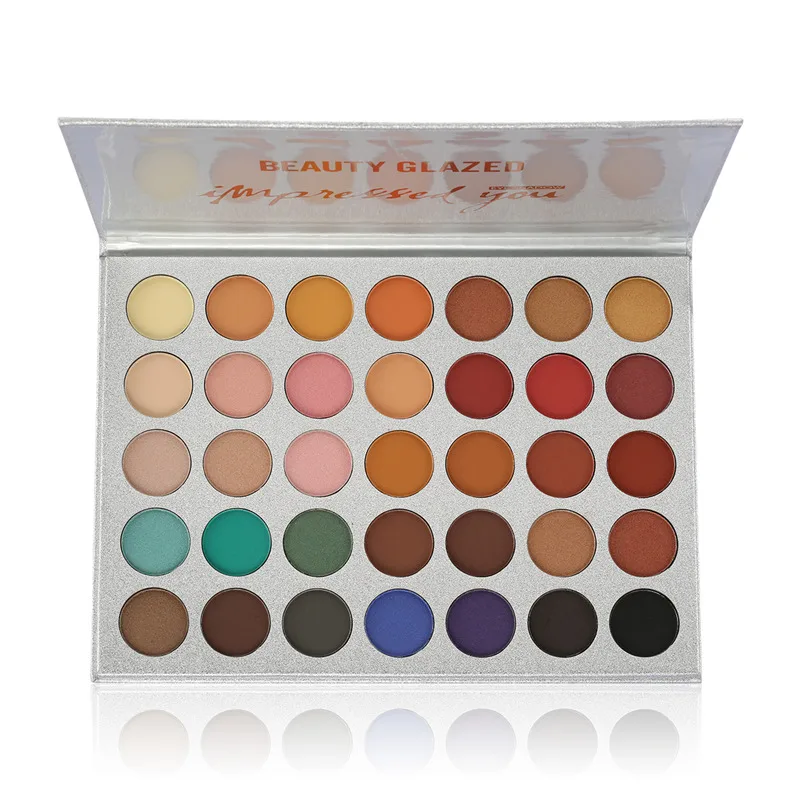 

Beauty Glazed New Arrival Makeup Eyeshadow Palette 15 Colors Heart Glitter Eye Shadow Pallete Matte Shimmer Pigment Eyeshadow