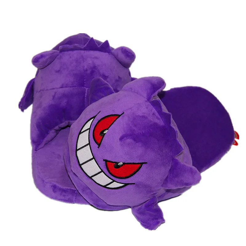 Аниме XY Pokeball Pikachu Mudkip Psyduck Gengar Snorlax Sylveon плюшевые зимние комнатные тапочки peluche плюшевые куклы для женщин и мужчин