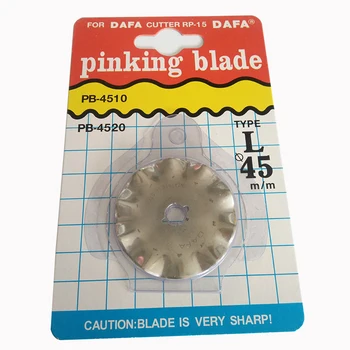 

45MM ROTARY CUTTER BLADES for Olfa, Fiskars, Clover and more roller cutter roller knife pinking blade wave blade