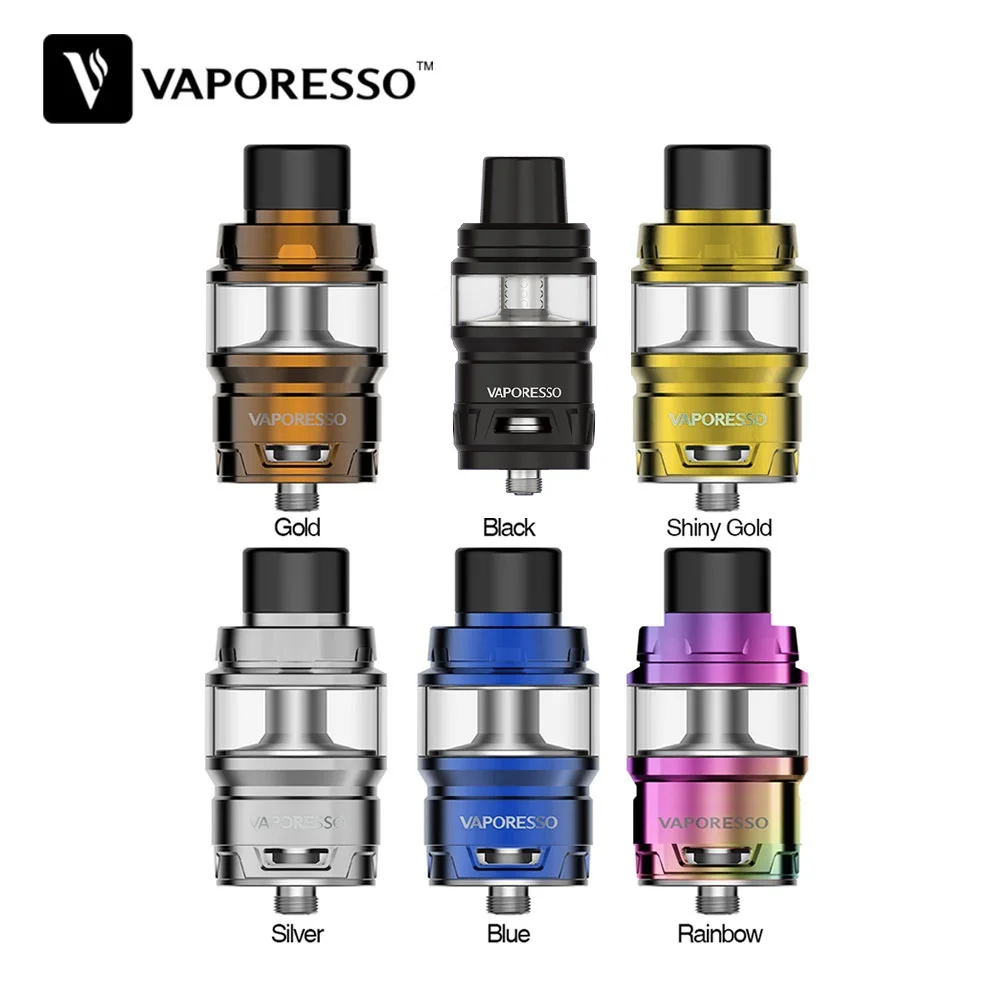 Оригинальный Vaporesso Cascade Baby SE Subohm Танк 6,5 мл/2 мл емкость 24,5 мм Диаметр распылитель с 0.18ом/0.3ом катушка E-cig танк