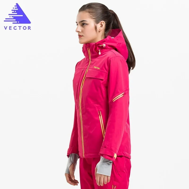VECTOR Ski Jacket Women Warm Waterproof Winter Coat Female Snowboard Skiing Jackets Winter Outdoor Sport Clothing 60031