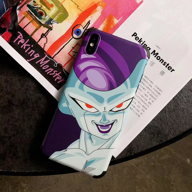 Горячий Dragon Ball Super Frieza Мягкий силиконовый чехол для iphone 6 plus 7 11 Pro 8 8plus X XR XS MAX Buu Son Goku phone coque - Цвет: C