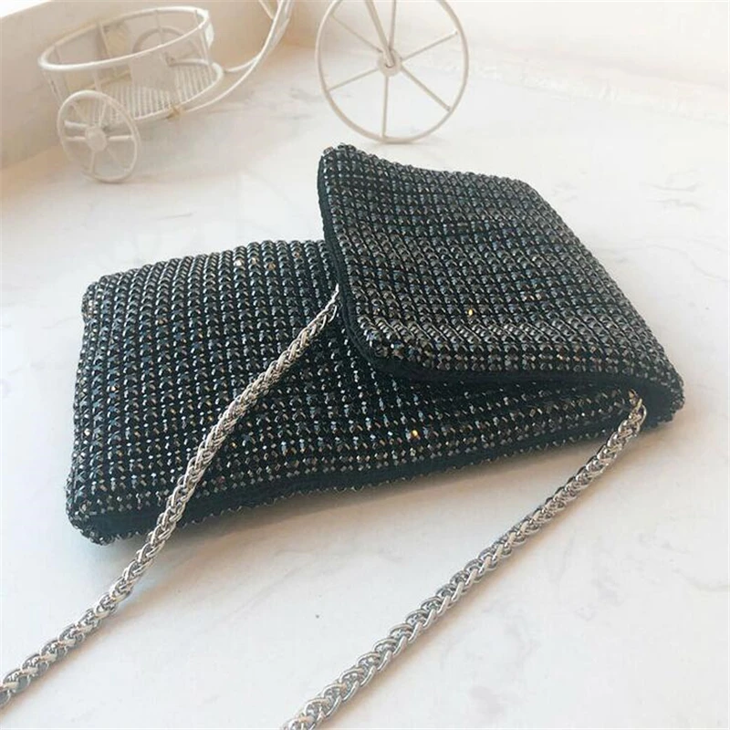 crossbody saco para senhoras brilhante strass bolsa