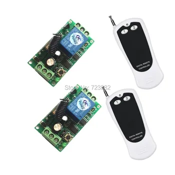 DC12V/24V/9V 10A Relay 1CH RF Wireless Remote Control Switch 2 Transmitter+ 2 Receiver 315/433MHZ
DC12V/24V/9V 10A Relay 1CH RF Wireless Remote Control Switch 2 Transmitter+ 2 Receiver 315/433MHZ