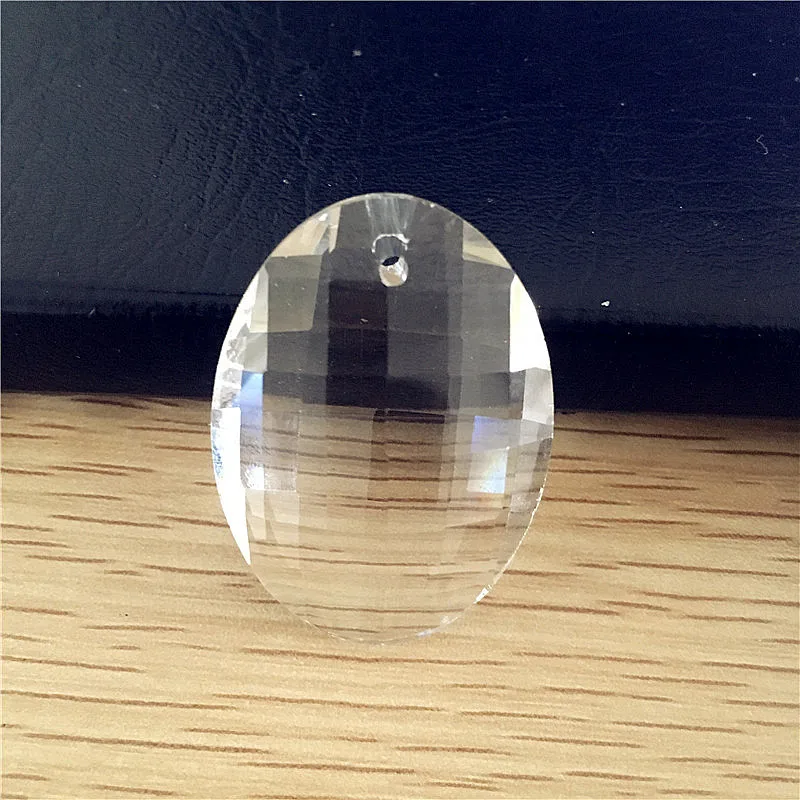 Small Size 30pcs 38*28*14mm Clear Egg Water Drop Hanging Accessories