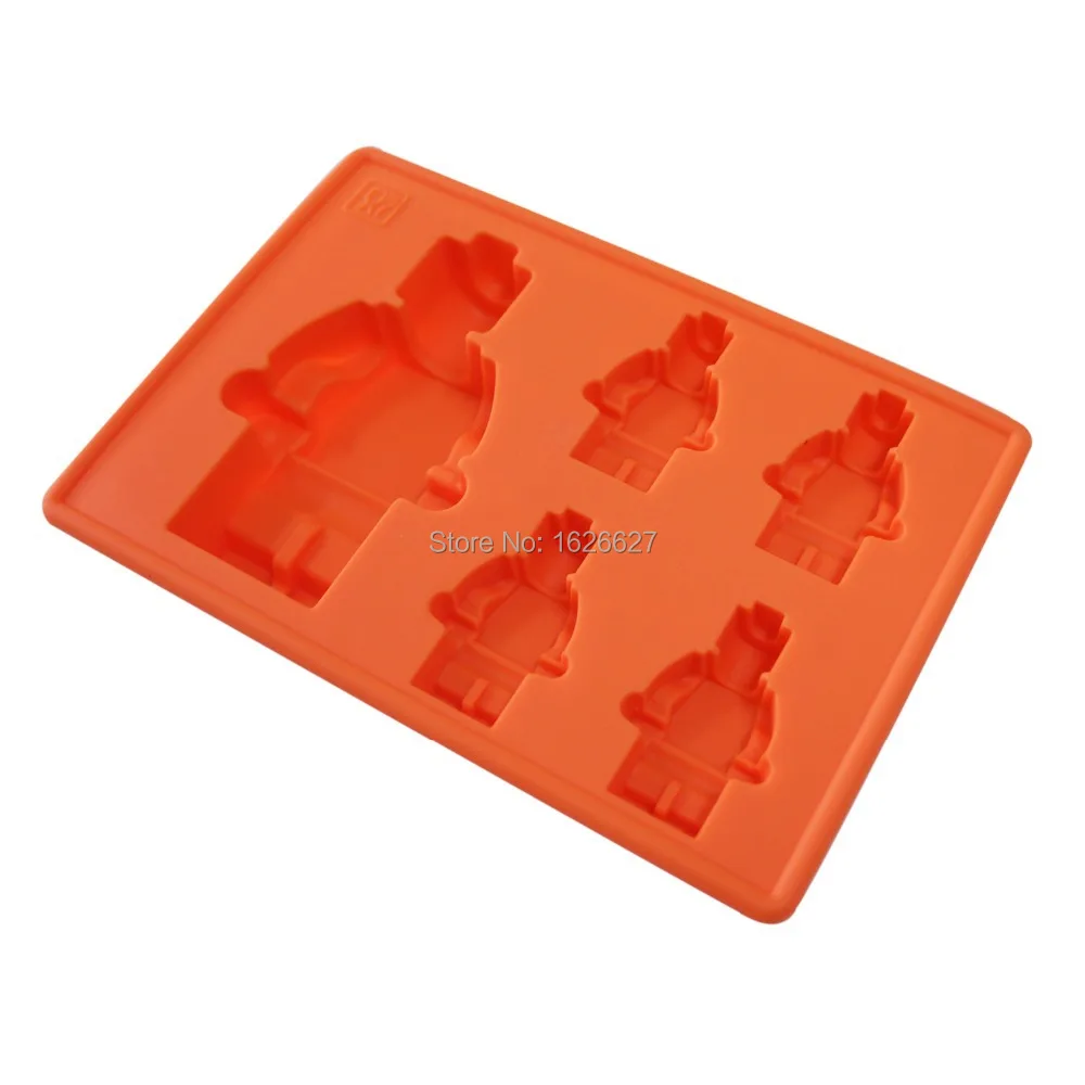 Silicona Lego molde 5x silicona robot molde del hielo del silicón construcción Blocs forma moldes de silicona cocina moldes de chocolate Silicona Lego molde 5x silicona robot molde del hielo del silicón construcción Blocs forma moldes de silicona cocina moldes de chocolate
