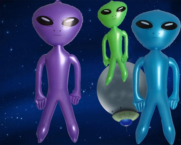 Inflatable Children Toy Alien -3colors