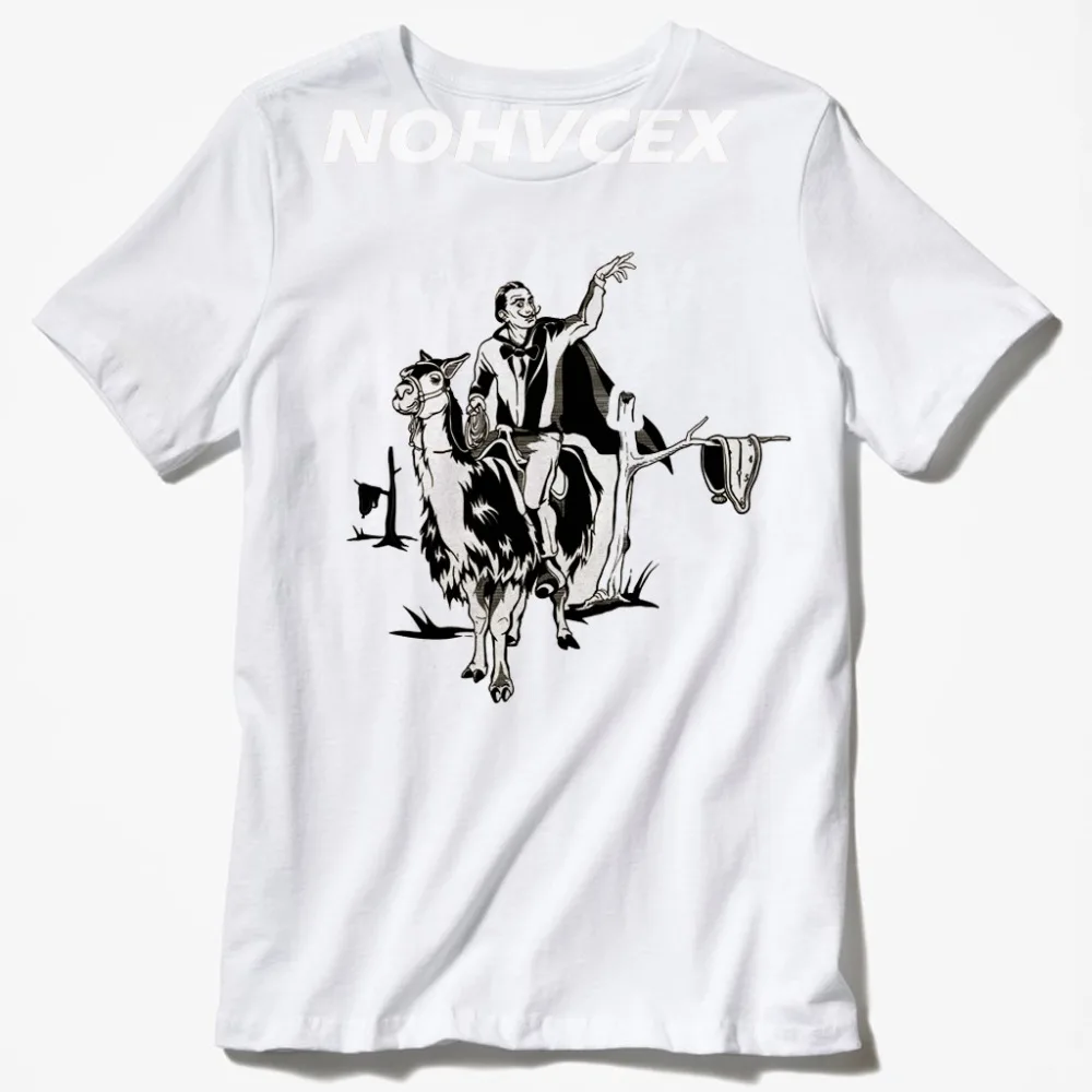 

Summer Fashion Salvador Dali T Shirt Men's Short Sleeve Cotton Men T-shirt